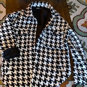 Houndstooth Button up jacket